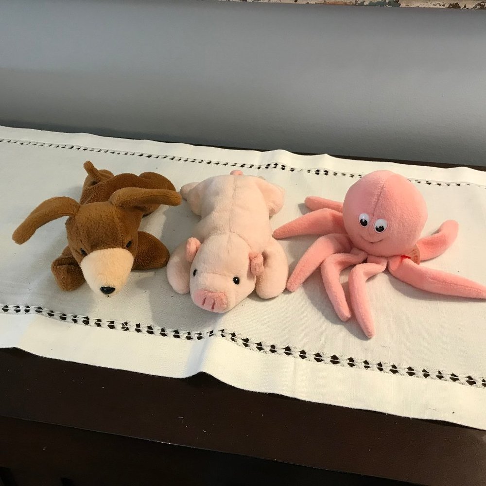 3 Vintage - TY Beanie /Plush Toys